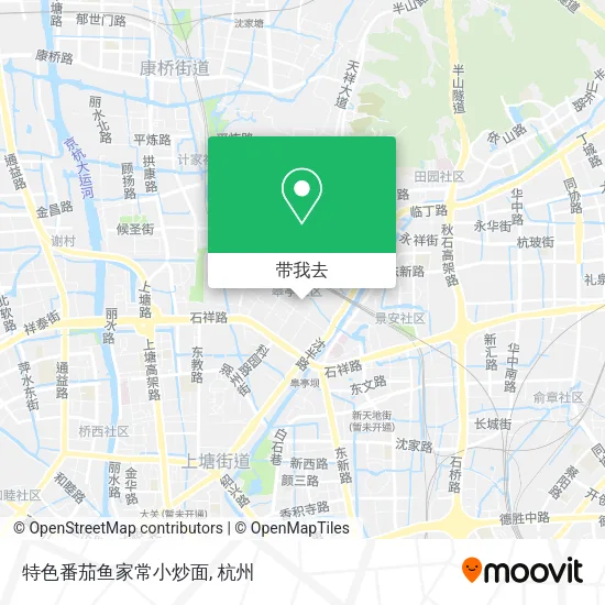 特色番茄鱼家常小炒面地图