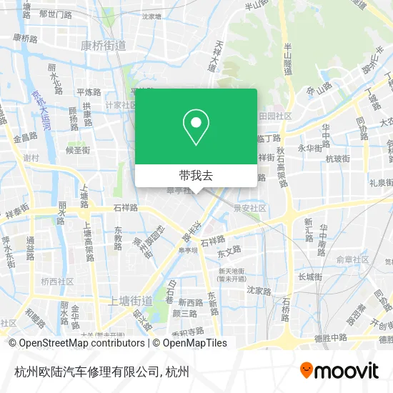 杭州欧陆汽车修理有限公司地图