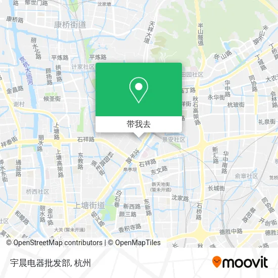 宇晨电器批发部地图