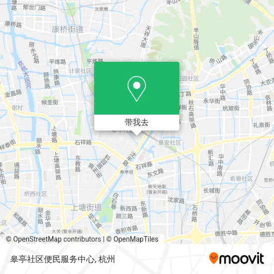 皋亭社区便民服务中心地图