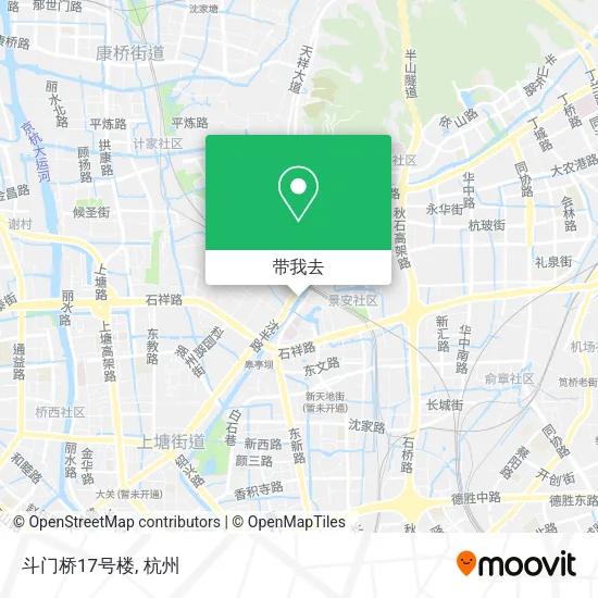 斗门桥17号楼地图