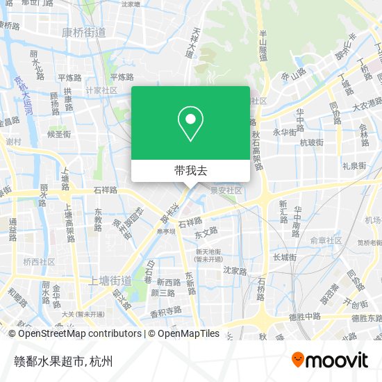 赣鄱水果超市地图