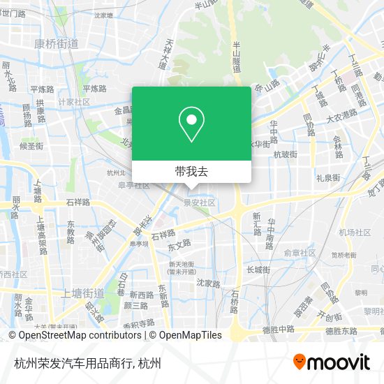 杭州荣发汽车用品商行地图