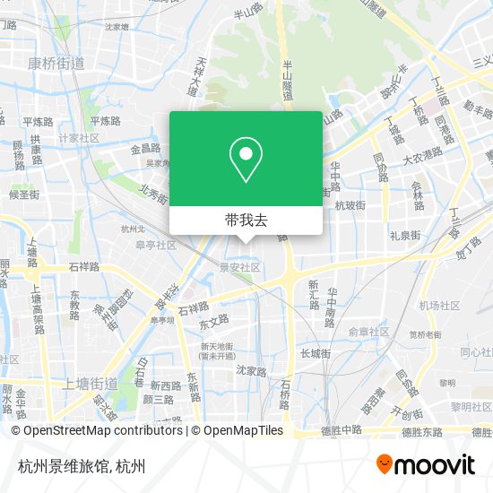 杭州景维旅馆地图