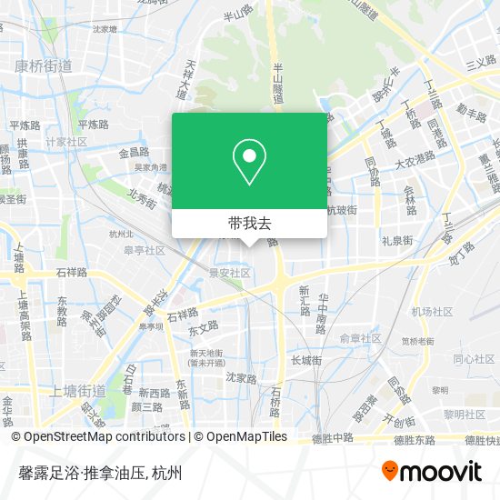 馨露足浴·推拿油压地图