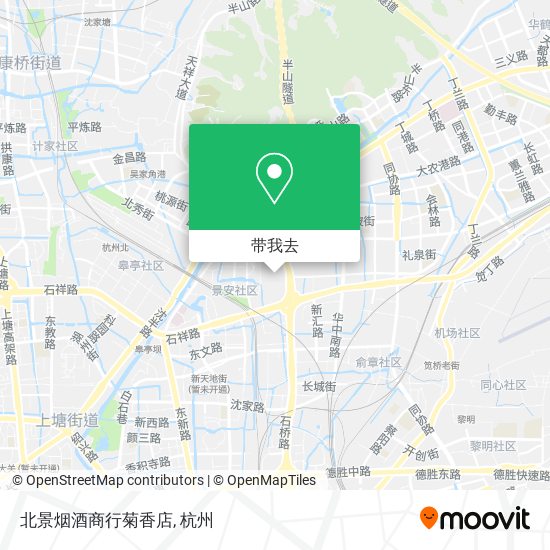 北景烟酒商行菊香店地图