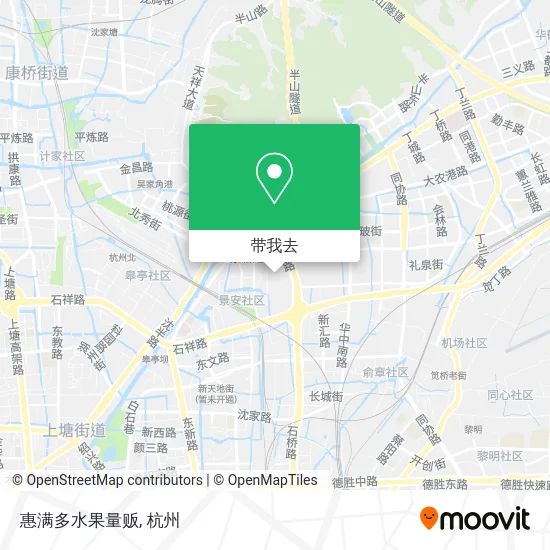 惠满多水果量贩地图