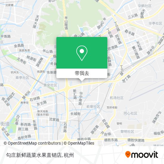 勾庄新鲜蔬菜水果直销店地图