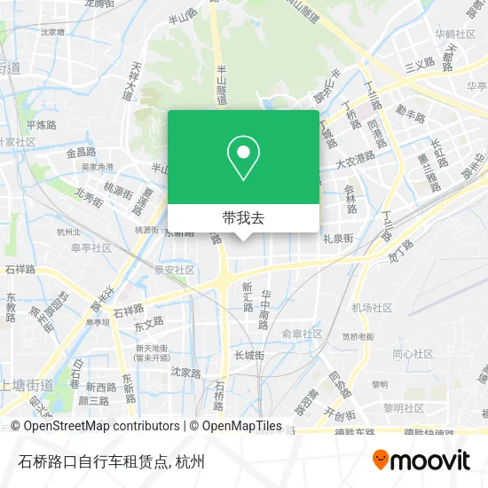 石桥路口自行车租赁点地图