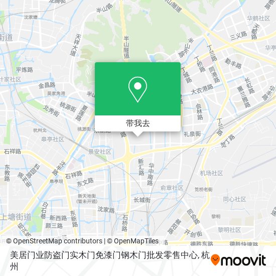 美居门业防盗门实木门免漆门钢木门批发零售中心地图