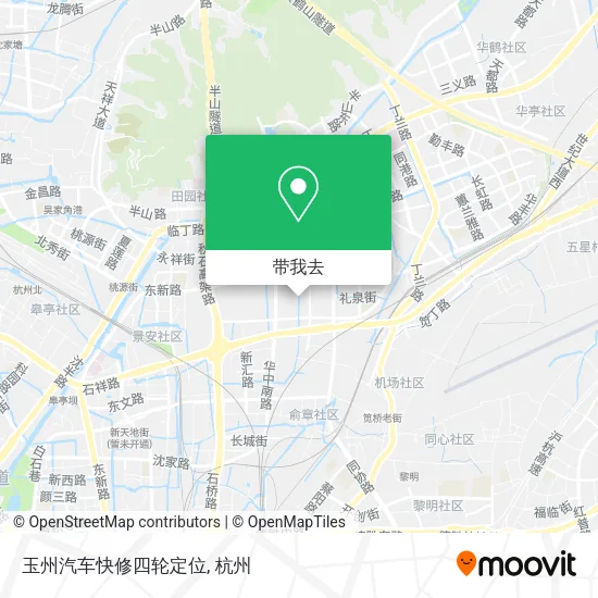 玉州汽车快修四轮定位地图