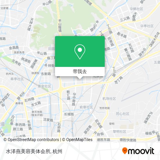水泽燕美容美体会所地图