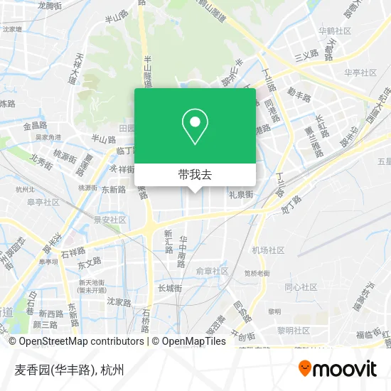 麦香园(华丰路)地图