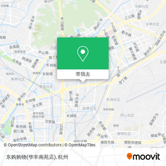 东购购物(华丰南苑店)地图