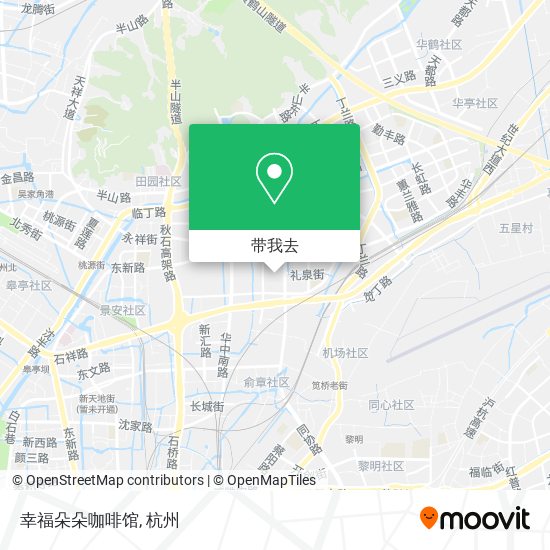 幸福朵朵咖啡馆地图