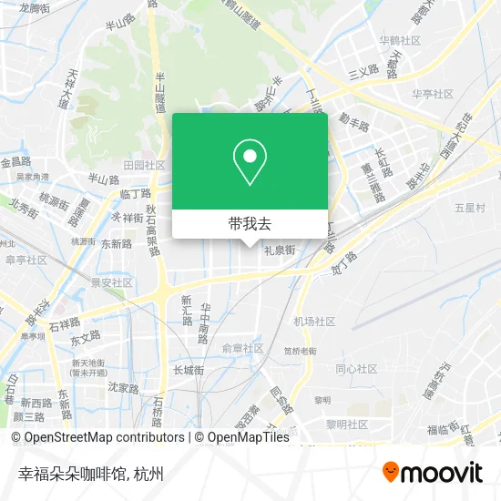 幸福朵朵咖啡馆地图