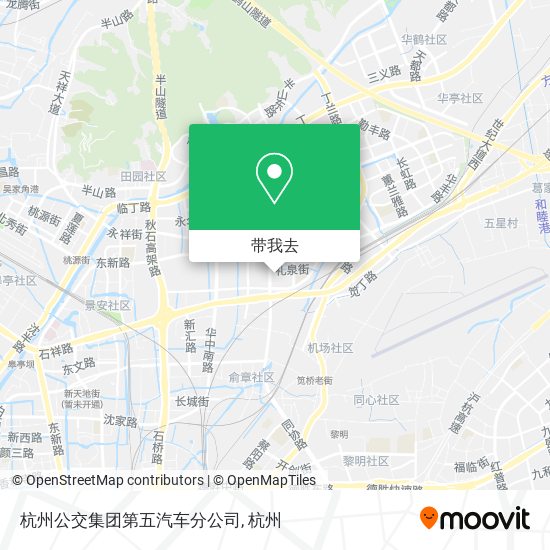 杭州公交集团第五汽车分公司地图