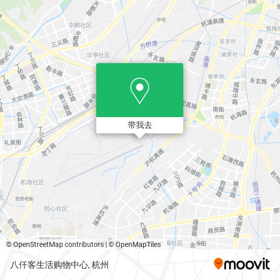 八仟客生活购物中心地图
