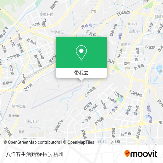 八仟客生活购物中心地图