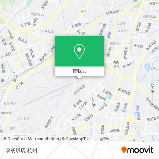 李杨饭店地图