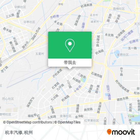 杭丰汽修地图