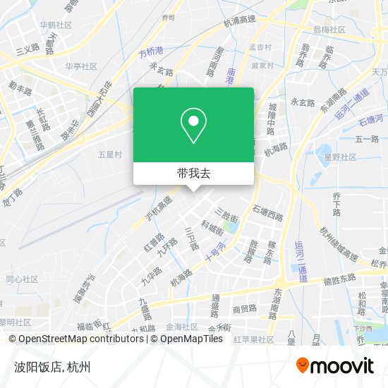 波阳饭店地图
