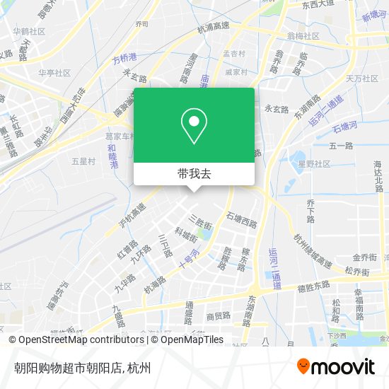 朝阳购物超市朝阳店地图