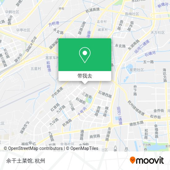 余干土菜馆地图