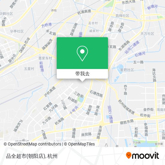 品全超市(朝阳店)地图