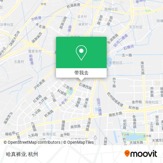 哈真裤业地图
