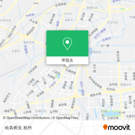 哈真裤业地图