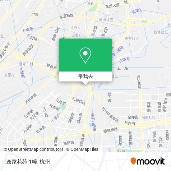 逸家花苑-1幢地图