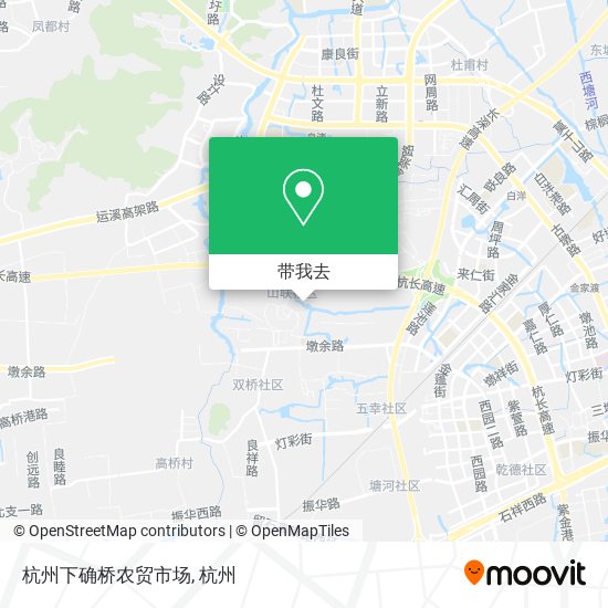 杭州下确桥农贸市场地图