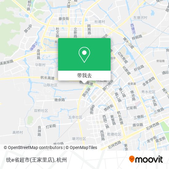 统e省超市(王家里店)地图
