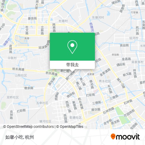 如馨小吃地图