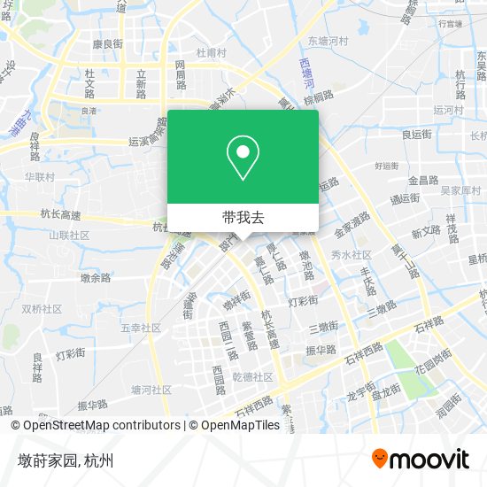 墩莳家园地图