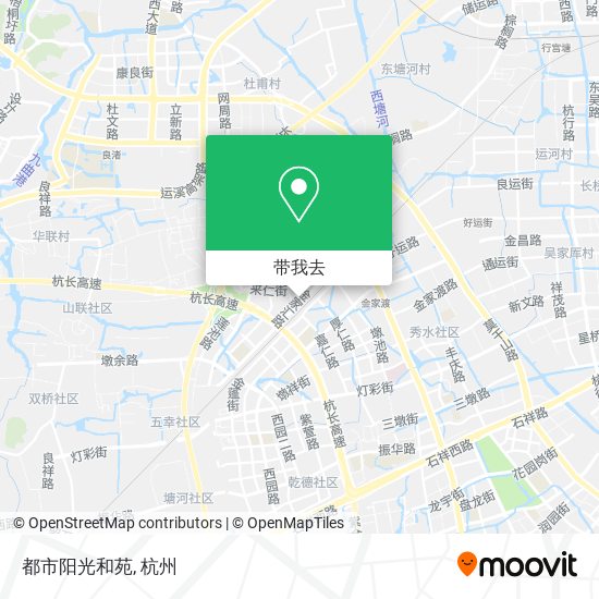 都市阳光和苑地图
