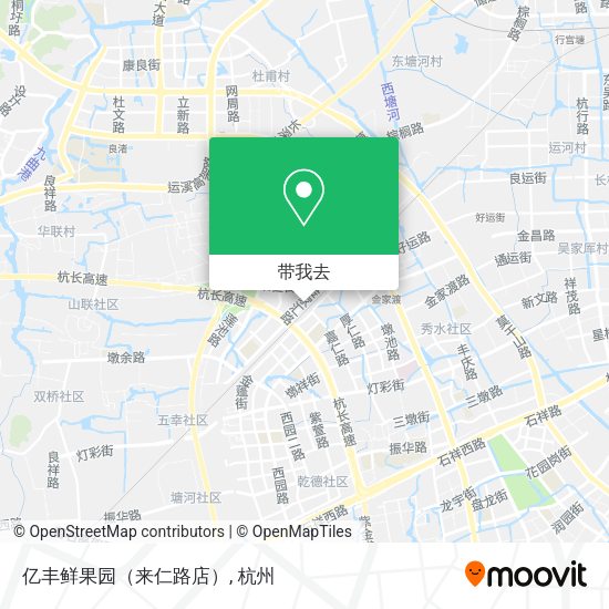 亿丰鲜果园（来仁路店）地图