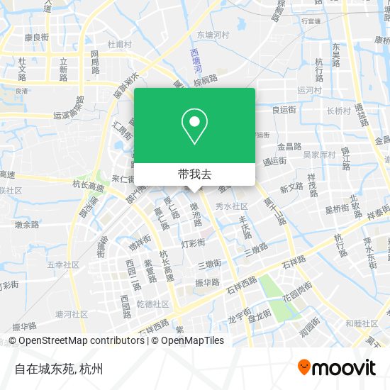 自在城东苑地图