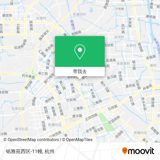 铭雅苑西区-11幢地图