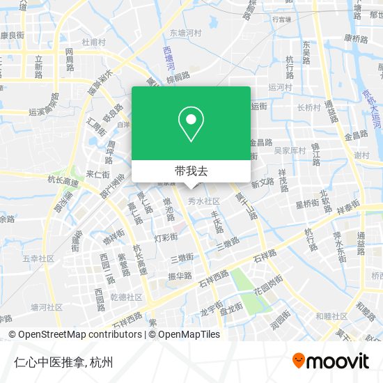 仁心中医推拿地图