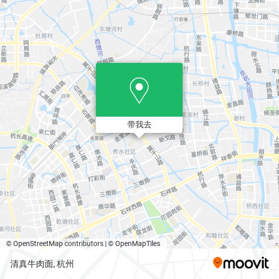 清真牛肉面地图