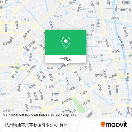 杭州昀通车汽车救援有限公司地图