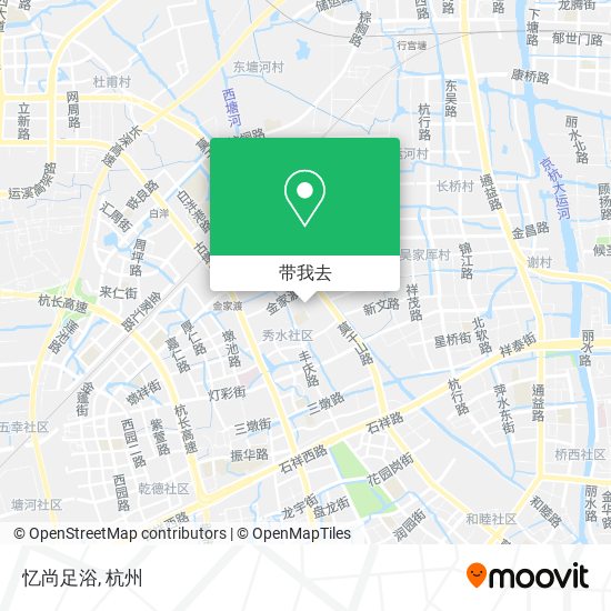 忆尚足浴地图