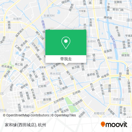 家和缘(西田城店)地图