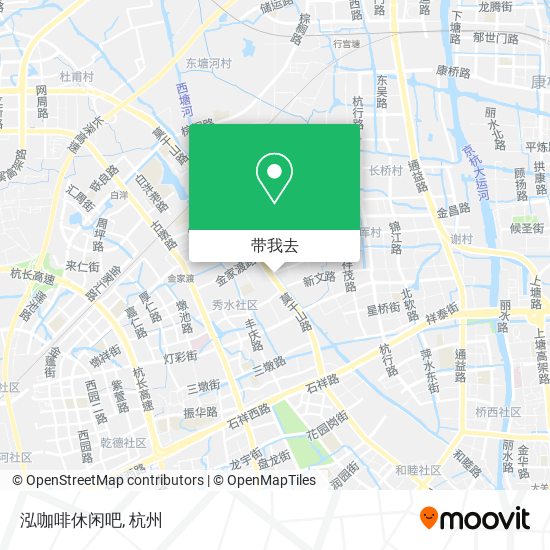 泓咖啡休闲吧地图