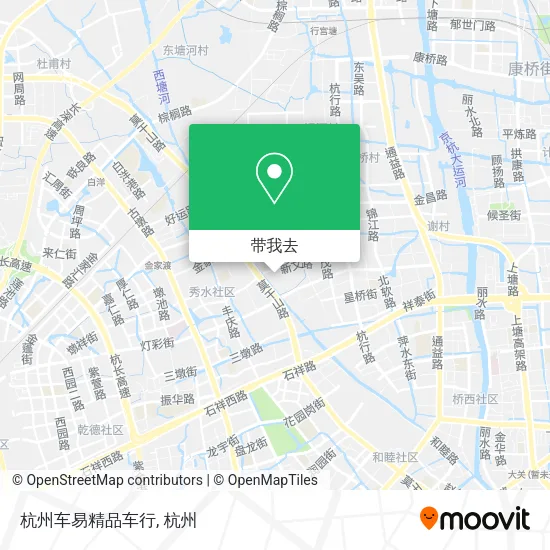 杭州车易精品车行地图