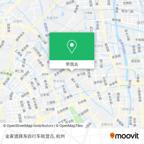 金家渡路东自行车租赁点地图