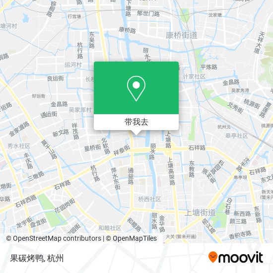 果碳烤鸭地图