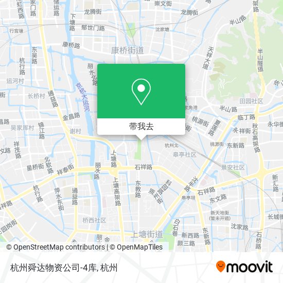 杭州舜达物资公司-4库地图